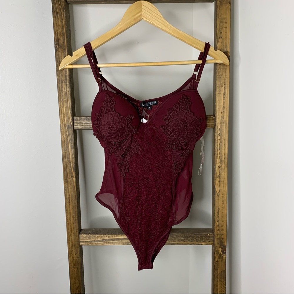 Honey Pot Purple Lingerie Bodysuit M